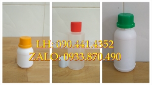 Chai nhựa 500ml đựng thuốc thú y, chai tròn 100ml đựng thuốc nhuộm tóc