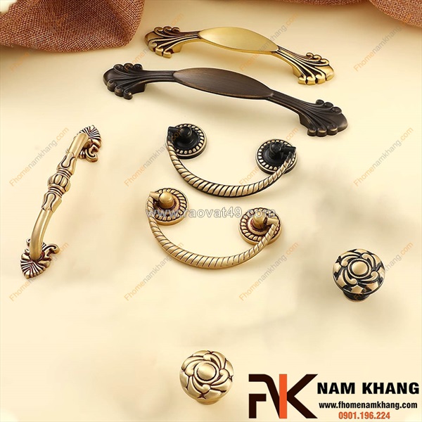 Chạm tinh tế - nâng tầm không gian từ những mẫu tay nắm tủ đồng