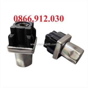 Chân tăng inox bọc nhựa vuông 40 chịu lực cao, chống gỉ tốt