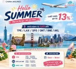 China airlines ưu đãi vé chào hè đi đài bắc, úc, mỹ