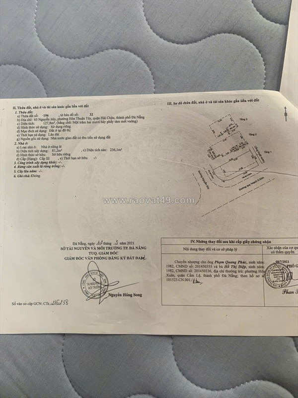 Chính chủ bán biệt thự, góc 2 mặt tiền, đường nguyễn súy, gần công viên, dt 128m2-  tỷ