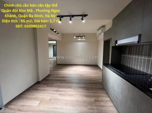 Chính chủ cần bán căn tập thể quân đội kim mã , phường ngọc khánh, quận ba đình, hà nội