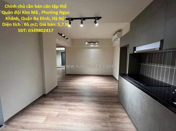 Chính chủ cần bán căn tập thể quân đội kim mã , phường ngọc khánh, quận ba đình, hà nội