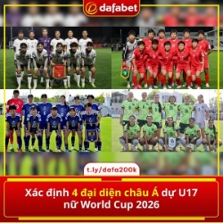 Chính thức: lộ diện 4 đại diện châu á dự u17 nữ world cup 2026!