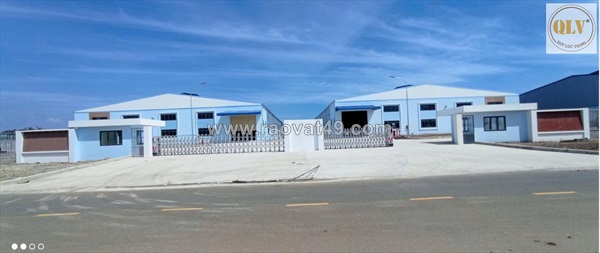 Cho thuê 8 nhà xưởng đang xây dựng tại kcn châu đức – bà rịa vũng tàu – 3.320m²
