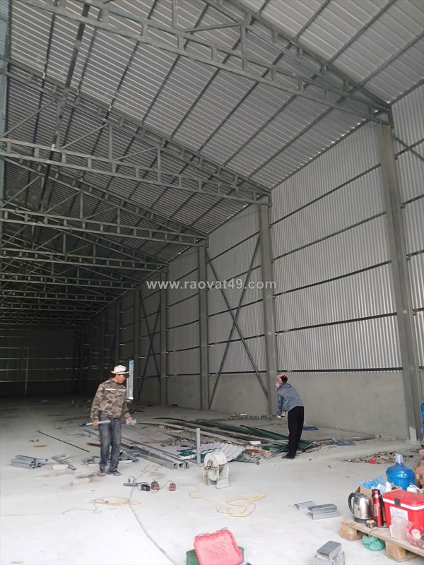 Cho thuê kho xưởng 1200m² gần cầu phùng, đan phượng - xe tải lớn vào tận nơi