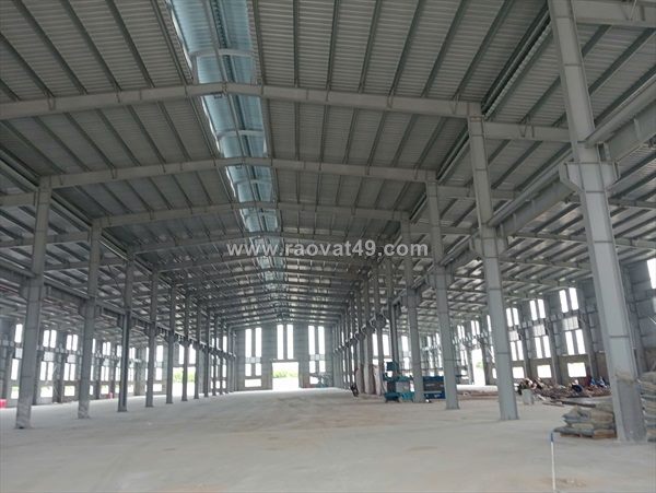 Cho thuê kho xưởng mới xây 6.200m² tại kcn đồng văn 1 - đầy đủ pháp lý.