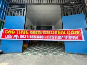 Cho thuê nhà mặt tiền nguyên căn tại dĩ an bình dương