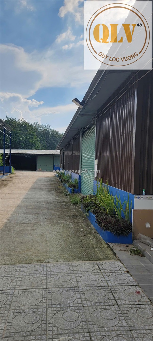 Cho thuê nhà xưởng khuôn viên lớn – phú an, bến cát, bình dương – 4.000m²