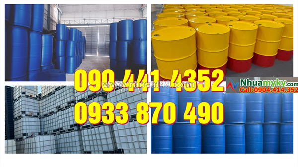 Chuyên cung cấp thùng phuy sắt đựng hóa chất tại q12, miễn phí ship nội thành