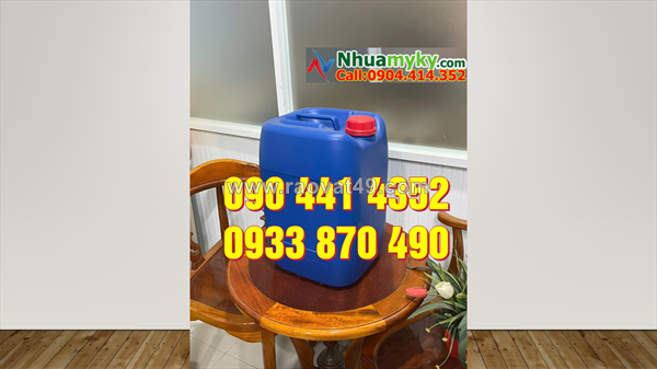 Chuyên sx can nhựa 20 lít đựng hóa chất đặc dụng, can 25 lít đựng hóa chất thiết yếu