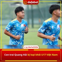 “con trai quang hải bất ngờ bị loại khỏi u17 việt nam trước giờ g 😮