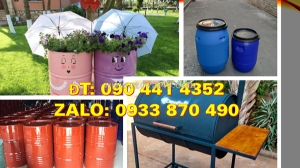 Công dụng thùng phuy sắt 220 lít, ở đây bán thùng phuy sắt cũ, đựng lại hóa chất bền bỉ, lâu dài