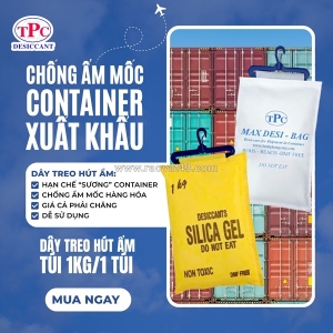 Container đi biển có cần dây treo hút ẩm để chống đọng sương?