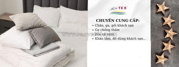 Cty riotex chuyên chăn ga gối tuyển lđpt nam nữ làm bình tân