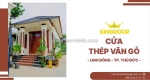 Cửa thép vân gỗ tại linh đông, tp. thủ đức | bền đẹp - giá tốt