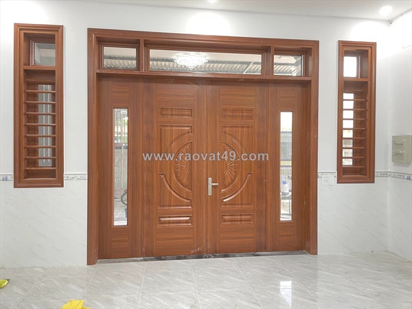 Cửa thép vân gỗ tại phú lợi, tp.hcm | đẹp như gỗ thật