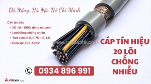 Cung cấp cáp tín hiệu 20 x 1.5mm² chống nhiễu tại sài gòn, bình dương