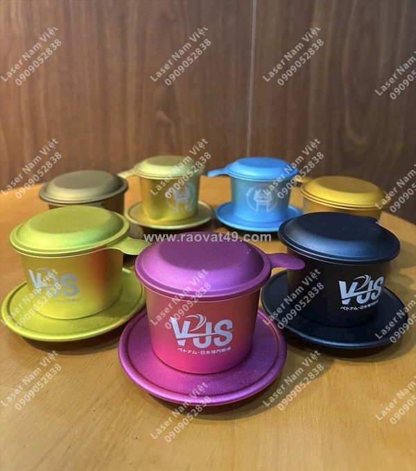 Cung cấp phin cafe nhôm - khắc laser theo yêu cầu