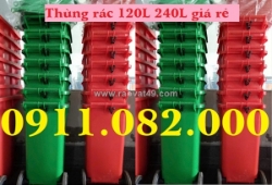 Cung cấp thùng rác phân loại giá rẻ, thùng rác 120l 240l 660l giá sỉ lẻ- lh 0911082000