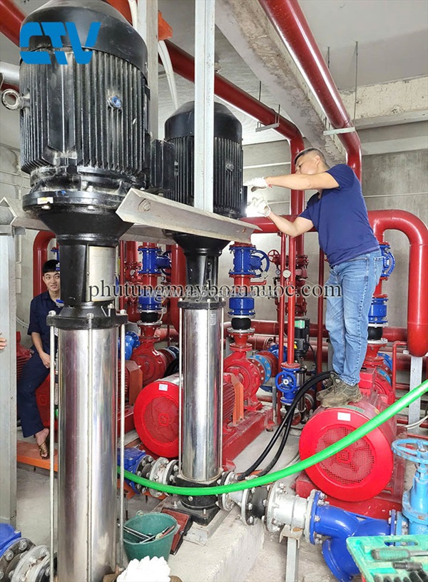 Cường thịnh vương nhận sửa chữa máy bơm đa tầng cánh trục đứng chuyên nghiệp, giá tốt