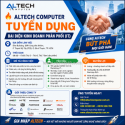 Đại diện kinh doanh phân phối (it) bình thạnh
