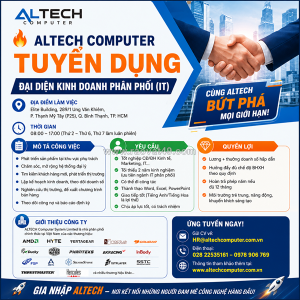 Đại diện kinh doanh phân phối (it) bình thạnh