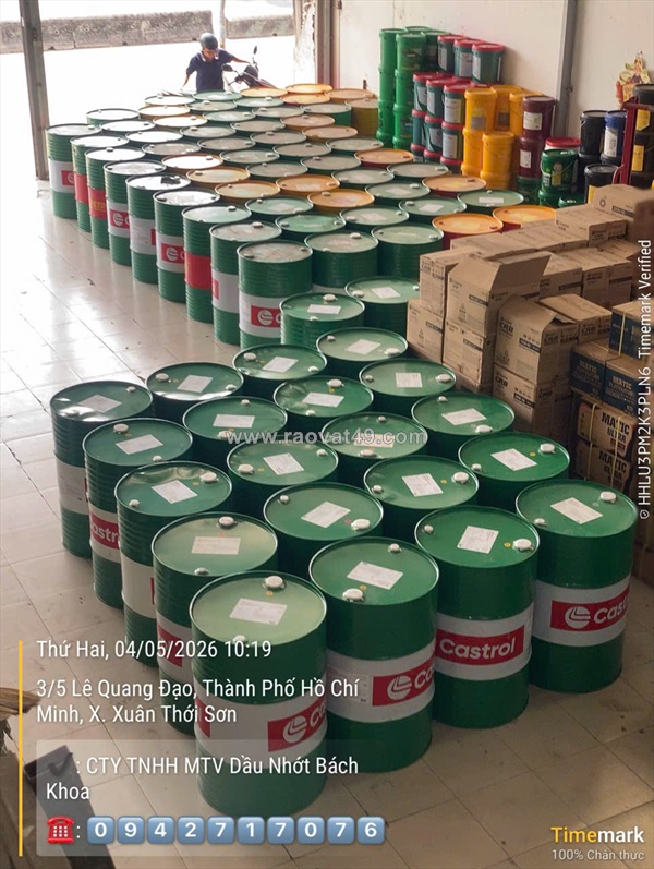 Dầu thủy lực 46 và 68 cho máy ép nhựa, máy dập