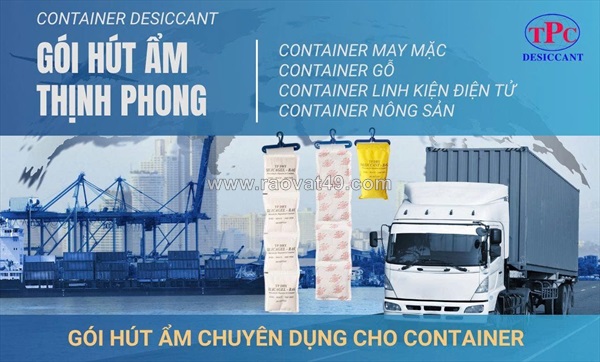 Dây treo hút ẩm container thịnh phong giá rẻ