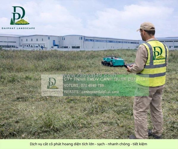 Dịch vụ cắt cỏ – phát hoang an toàn, nhanh chóng kcn long thành – tp đồng nai