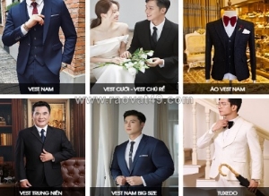 Dịch vụ thuê vest nam - đa dạng trong thiết kế phong cách hiện đại