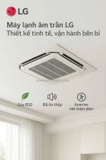 Điều hòa âm trần lg có khả năng làm lạnh đồng đều với nhiều tính năng