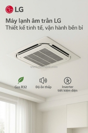 Điều hòa âm trần lg có khả năng làm lạnh đồng đều với nhiều tính năng