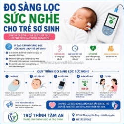 Đo sàng lọc sức nghe cho trẻ sơ sinh