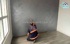 Đơn vị uy tín chuyên thi công sơn hiệu ứng giả bê tông chuyên nghiệp