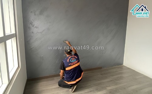 Đơn vị uy tín chuyên thi công sơn hiệu ứng giả bê tông chuyên nghiệp