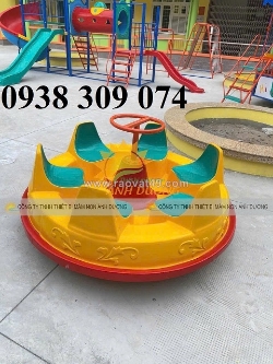 Đu quay mâm xoay 6 chỗ ngồi, đu quay mâm xoay mầm non