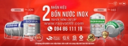 Giá bồn nước inox sơn hà chính hãng, cập nhật mới nhất
