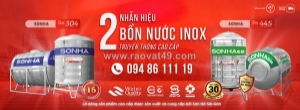 Giá bồn nước inox sơn hà chính hãng, cập nhật mới nhất