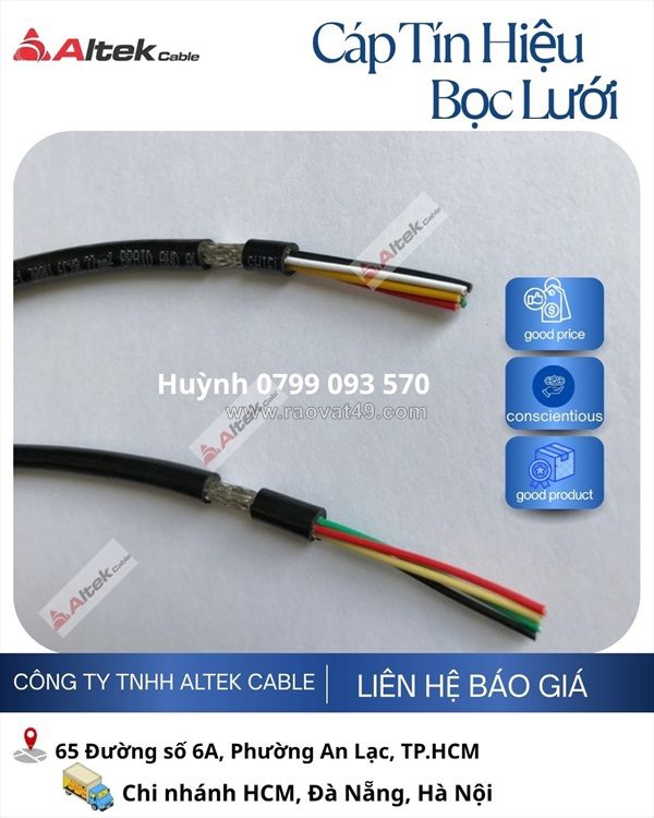 Giá dây cáp tín hiệu chống nhiễu 4 lõi