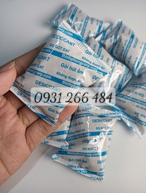 Gói hút ẩm clay opp bảo quản khô gà, khô bò giá xưởng