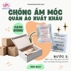 Gói hút ẩm có giúp quần áo giữ chuẩn chất lượng khi xuất khẩu?