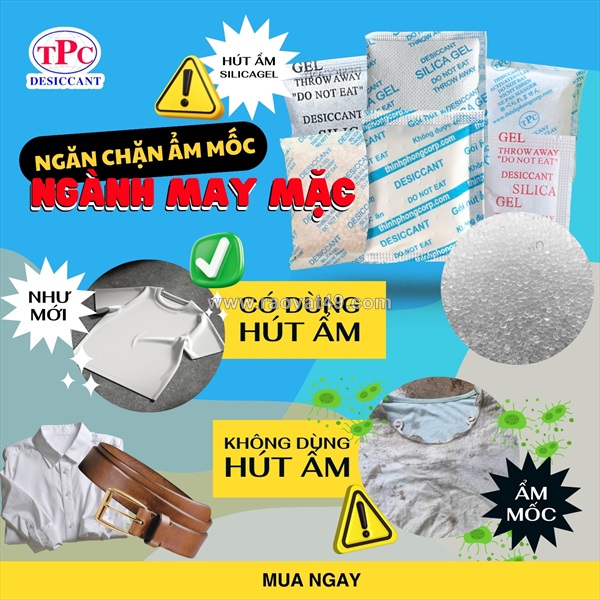 Gói hút ẩm có giúp quần áo giữ chuẩn chất lượng khi xuất khẩu?