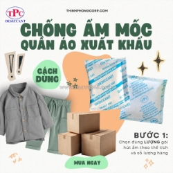 Gói hút ẩm có giúp quần áo giữ form khi vận chuyển xa?