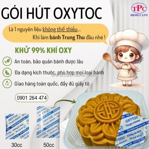 Gói hút oxy - oxytoc - bí quyết bảo quản bánh trung thu