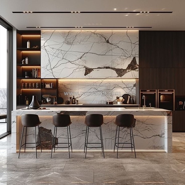 Gợi ý thiết kế quầy bar tủ bếp sang trọng tại nội thất hoàng sơn