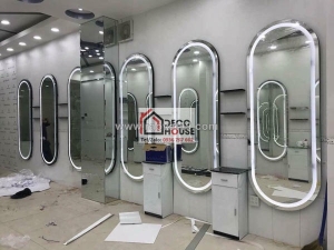 Gương nghệ thuật cho tiệm tóc – tăng trải nghiệm khách hàng