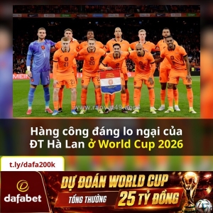 Hà lan đến world cup 2026 với hàng công yếu nhất trong nhiều năm?