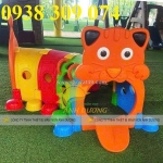 Hầm chui cầu trượt con hổ, hang chui cầu trượt con hổ trẻ em