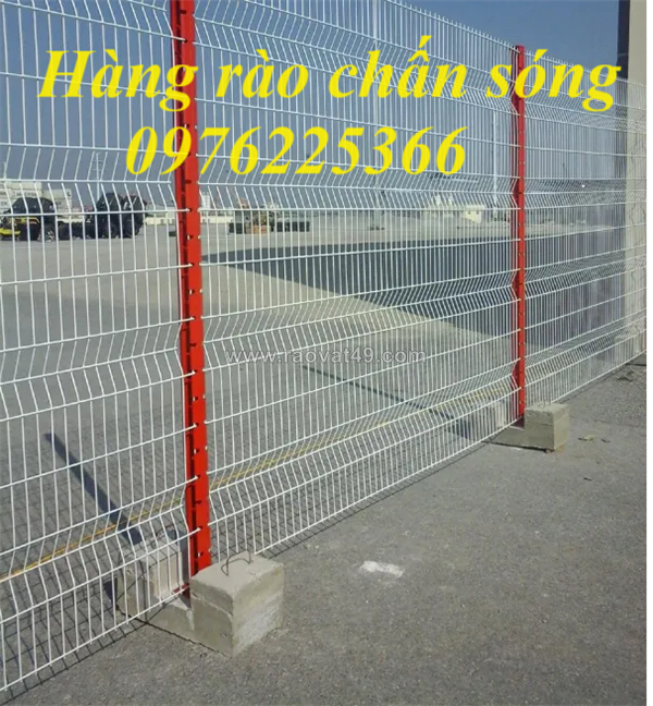 Hàng rào lưới thép chắn sóng